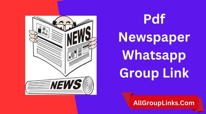 Pdf Newspaper Whatsapp Group Link