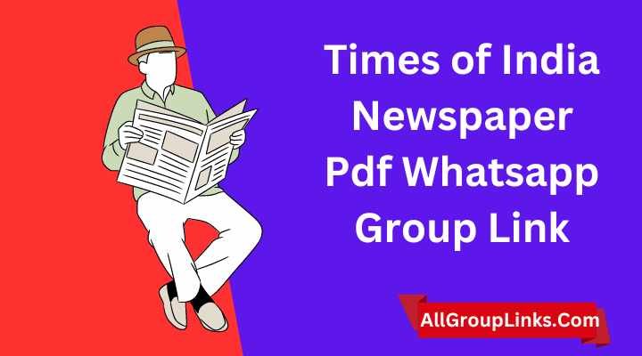 Times of India Newspaper Pdf Whatsapp Group Link