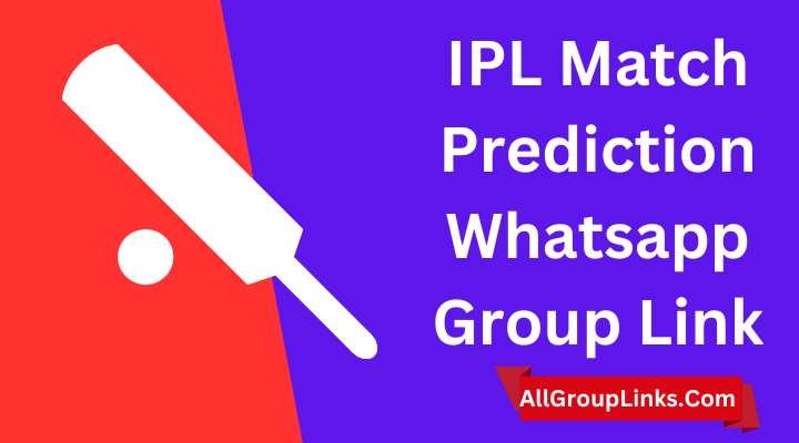 IPL Match Prediction Whatsapp Group Link