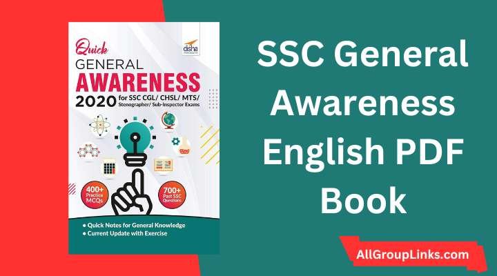 SSC General Awareness English PDF Book