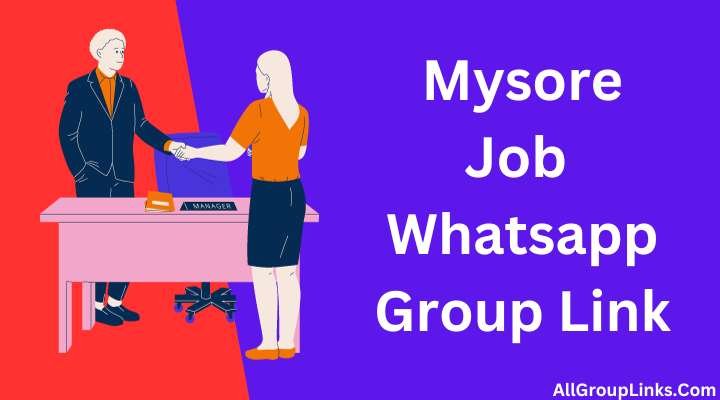 Mysore Job Whatsapp Group Link