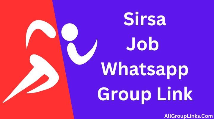 Sirsa Job Whatsapp Group Link