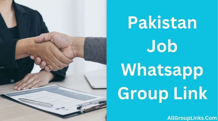 Pakistan Job Whatsapp Group Link