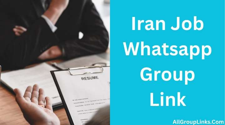 Iran Job Whatsapp Group Link