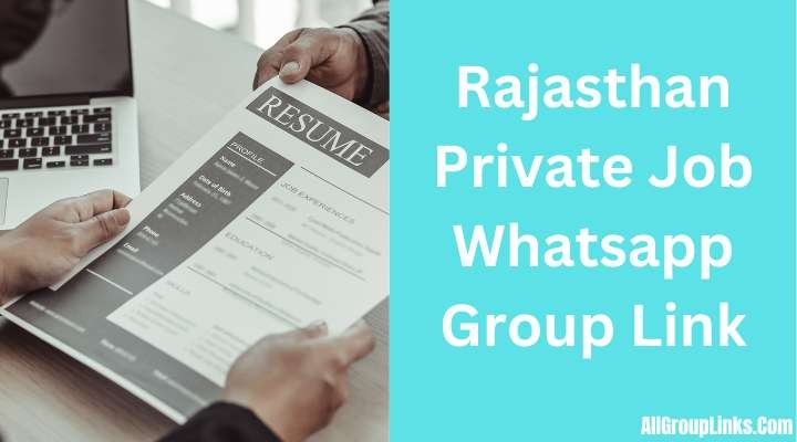 Rajasthan Private Job Whatsapp Group Link